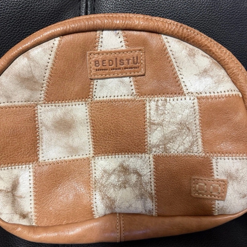 BED|STU Brown and Tan Leather Pouch